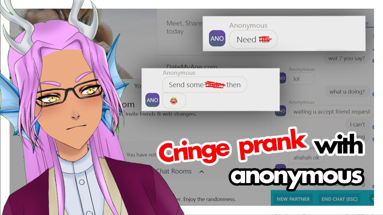 CRINGE PRANK with anonymous - PART 1【Ah Ying 阿盈 | 马来西亚vtuber #myvt 】 | MYViki