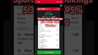 Sporty Bet Slip Today 08/01/2026 5.16 odds #brasileirão #surewinstoday screenshot 4