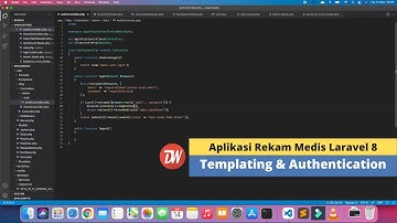 Aplikasi Rekam Medis Laravel 8 #3: Templating & Authentication