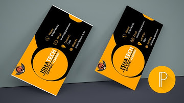 How To Design A Professional Business Card In Pixellab - Pixellab Tutorial