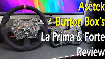Asetek Formula La Prima & GT Forte Button Box Reviews