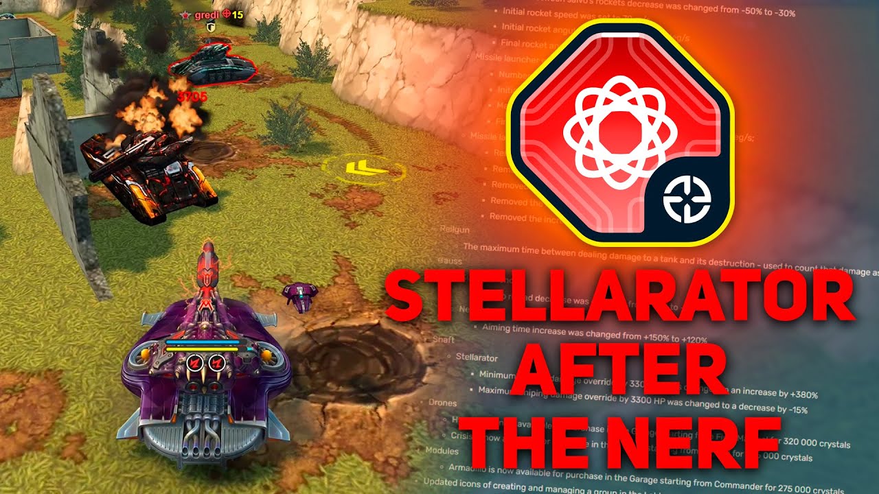 Tanki Online — улучшение «Стелларатор» после ослабления | Лучшие моменты и монтаж матча