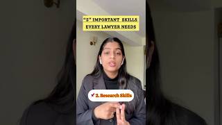 5 Important skills every lawyer must have | Adv. Arshita Sharma  #legalterms #lawyer #knowledge #law