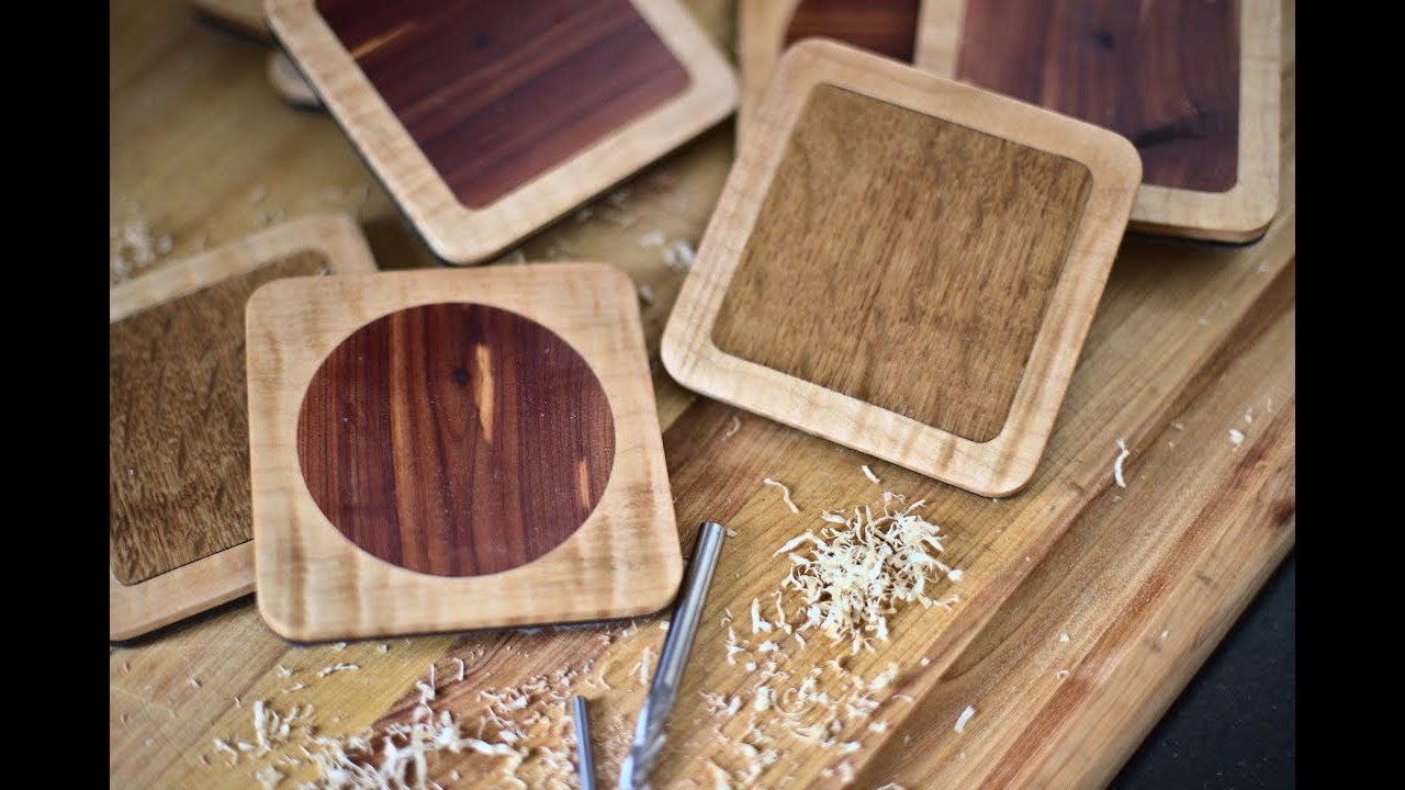 Custom CNC Coasters: Take 2 - YouTube