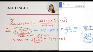 Angular Speed and Linear Speed