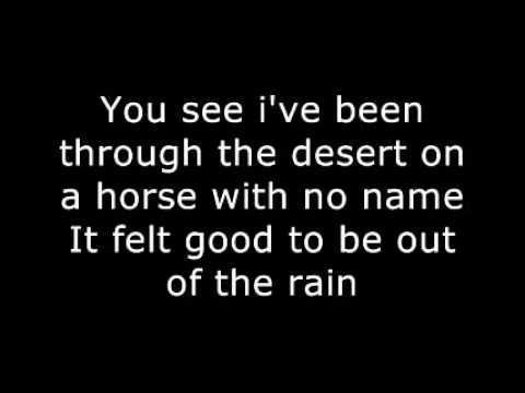a-horse-with-no-name-with-lyrics