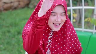 Daffi Hijab Jilbab Instan Khimar 2 Layer Motif Aufa Murah Bahan Kualitas Premium Ceruty Babydoll