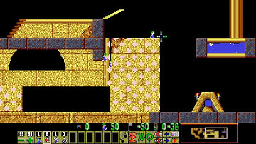 Lemmings Redux (Manic 20): Fall and no life.