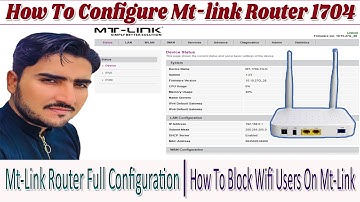 Mt link Onu Router Full Configuration | How To Block Wifi Users On Mt link Onu Router