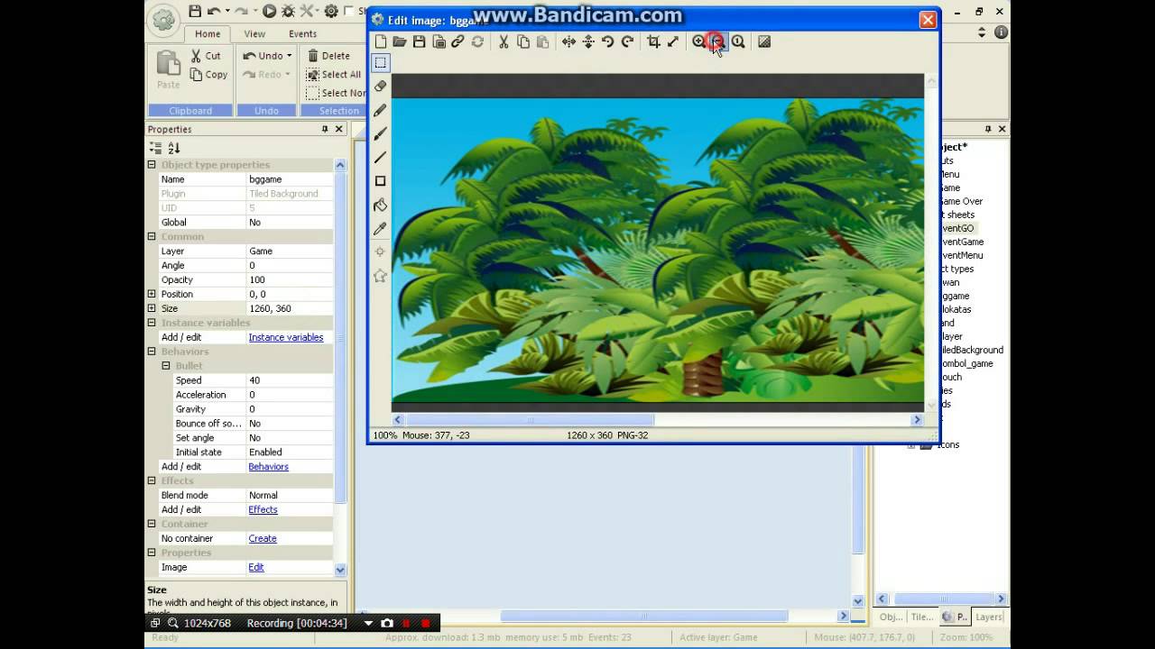 Tutorial Construct 2 : Make The Game! part 4 (P2D - Part 4) - YouTube