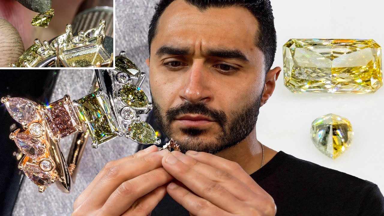 Watch me craft an insane ring using CHAMELEON diamonds! 🦎💎