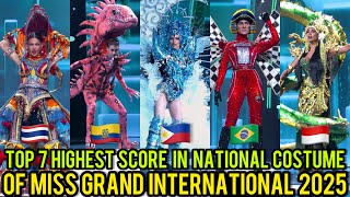 Top 7 Best In National Costume Competition of Miss Grand International 2025 | Emma Tiglao Pasok!