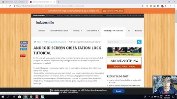 KHÓA XOAY MÀN HÌNH ANDROID STUDIO
