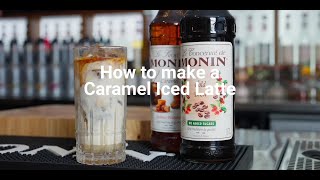 How To Make A Caramel Iced Latte with MONIN