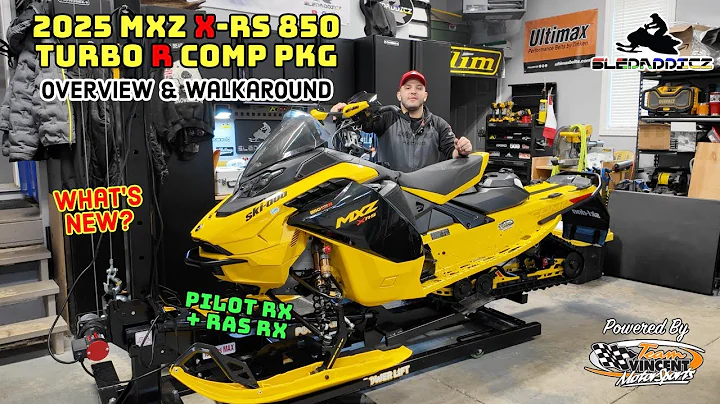 2025 Ski-Doo MXZ X-RS 850 Turbo R Competition Package | Overview and Walkaround | What's New?