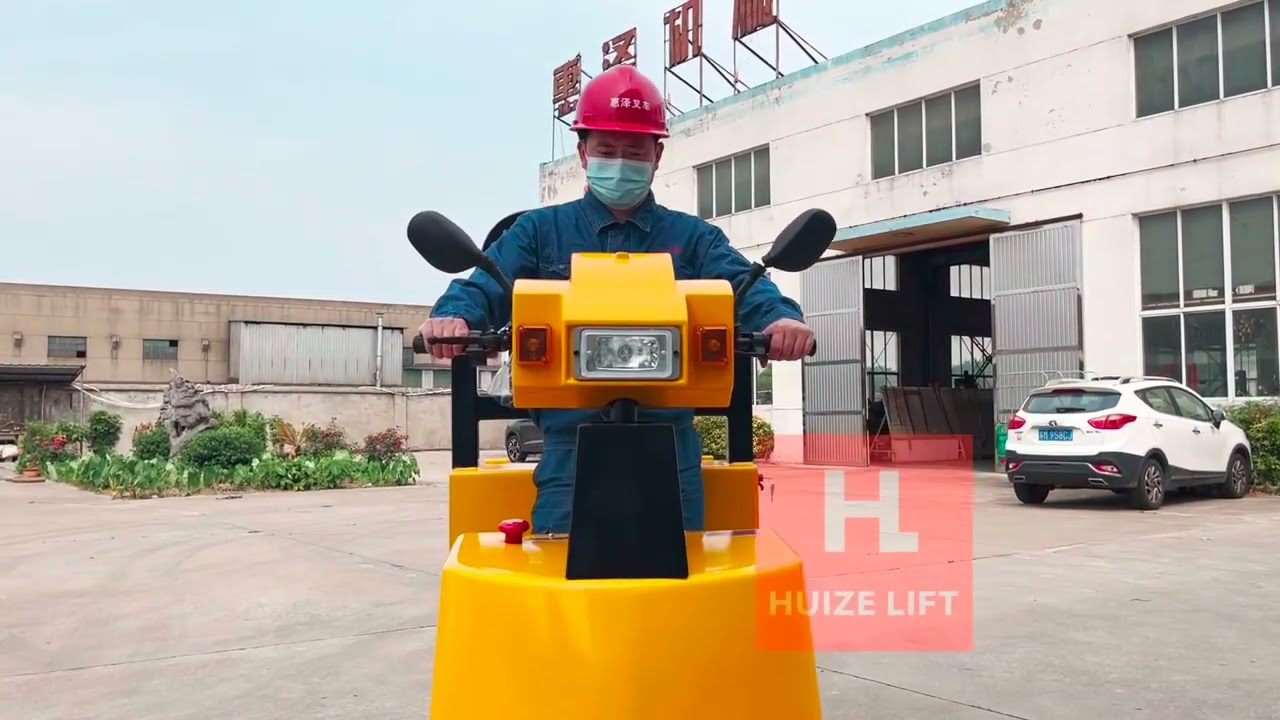 3000kg(3ton) HOT SALE FACTORY STAND ON TYPE TOW TRACTOR ON ELECTRIC RIDE MODEL