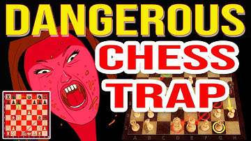Lasker Trap ✔ : The BEST Chess Opening TRICK TO WIN FAST : SECRET Chess WEAPON Explained