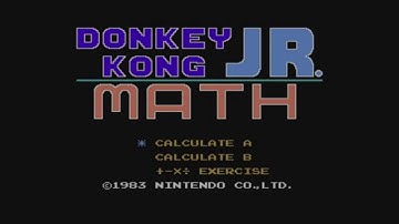 Donkey Kong Jr. Math Wii U Virtual Console trailer