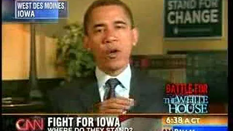 Morning of the Iowa Caucuses: Barack on American M...