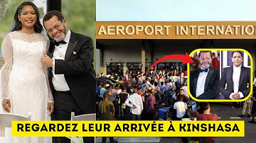 🔴 Le couple Marcello et Esther Tunasi est arrivé à Kinshasa ! | Les images qui font parler