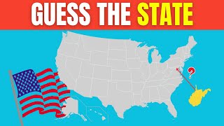 Guess 50 States of the U.S. 🌍| USA State Quiz ❓