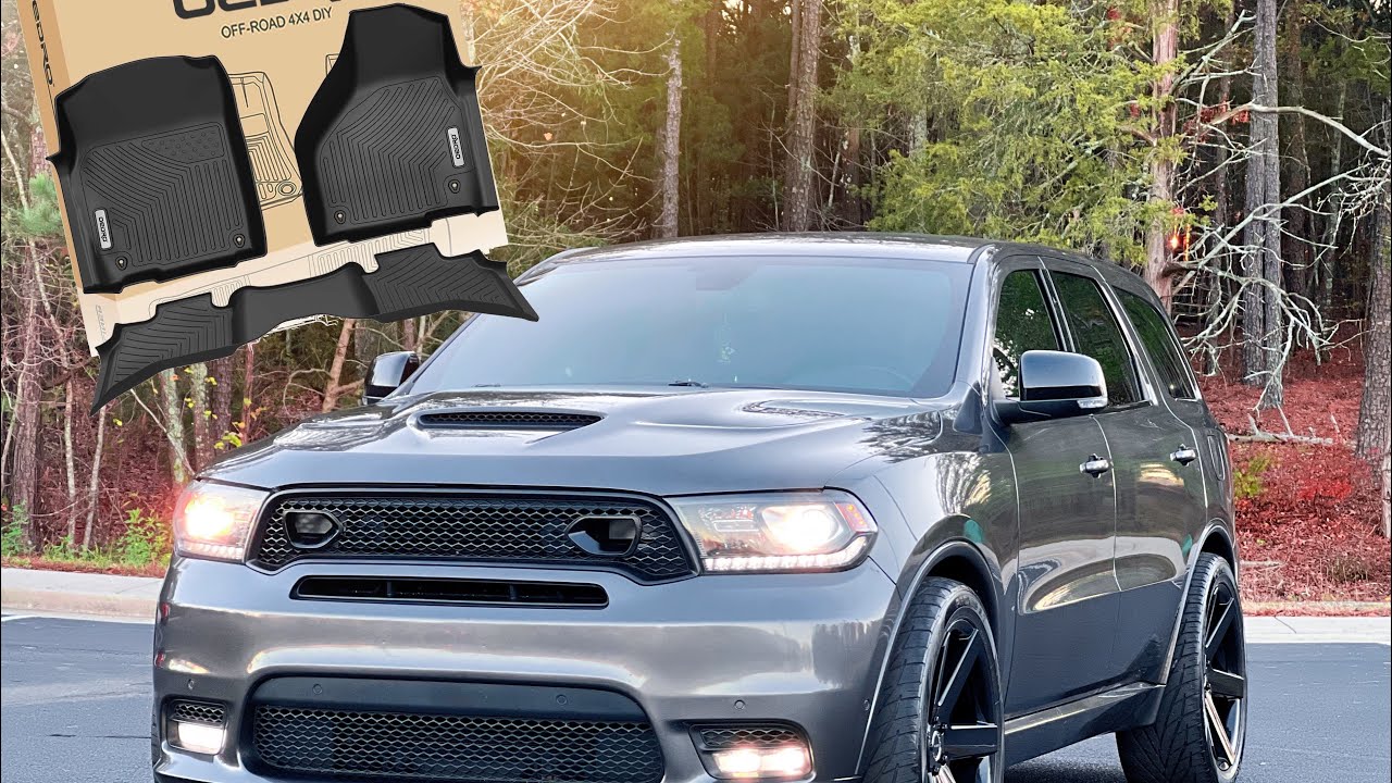 Dodge Durango Oedro Auto Parts Floor Mats Unbox & Install 1120 YouTube