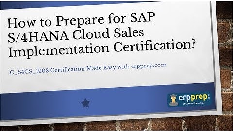 SAP S4HANA Cloud Sales Implementation Study Guide | S4HANA Cloud Sales preparation Tips