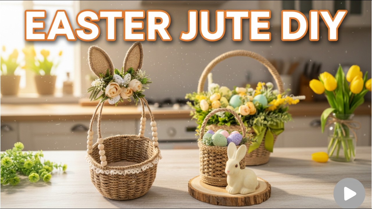 Top 3 Easter Jute Crafts: Stylish, Affordable, and Absolutely Beautiful! 🐰🌾
