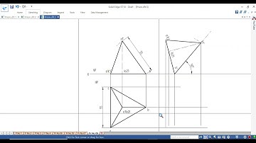 Projection of Solids Problem No 08 Tetrahedron