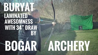 Buryat - laminated Bow with 34' draw bei Bogar/Vegh - Review