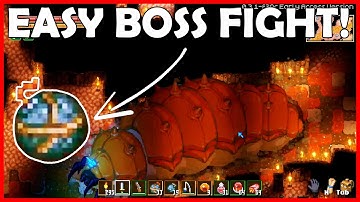 Core Keeper | How to EASILY kill Ghorm, The Devourer! (Worm Boss)