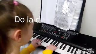 Org ile notalı volga mahkumları şarkısını çalıyorum. Polyushka Polye