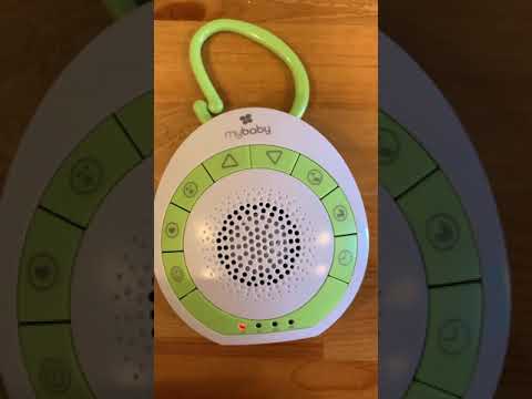 Портативна колискова станція Homedics MyBaby Sound Spa On-The-Go, видео 1