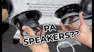PA Speakers VS Component Speakers - Whats The Difference