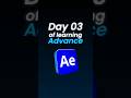Day 03 of learning advance After effects #aftereffectstutorial #parallaxeffect