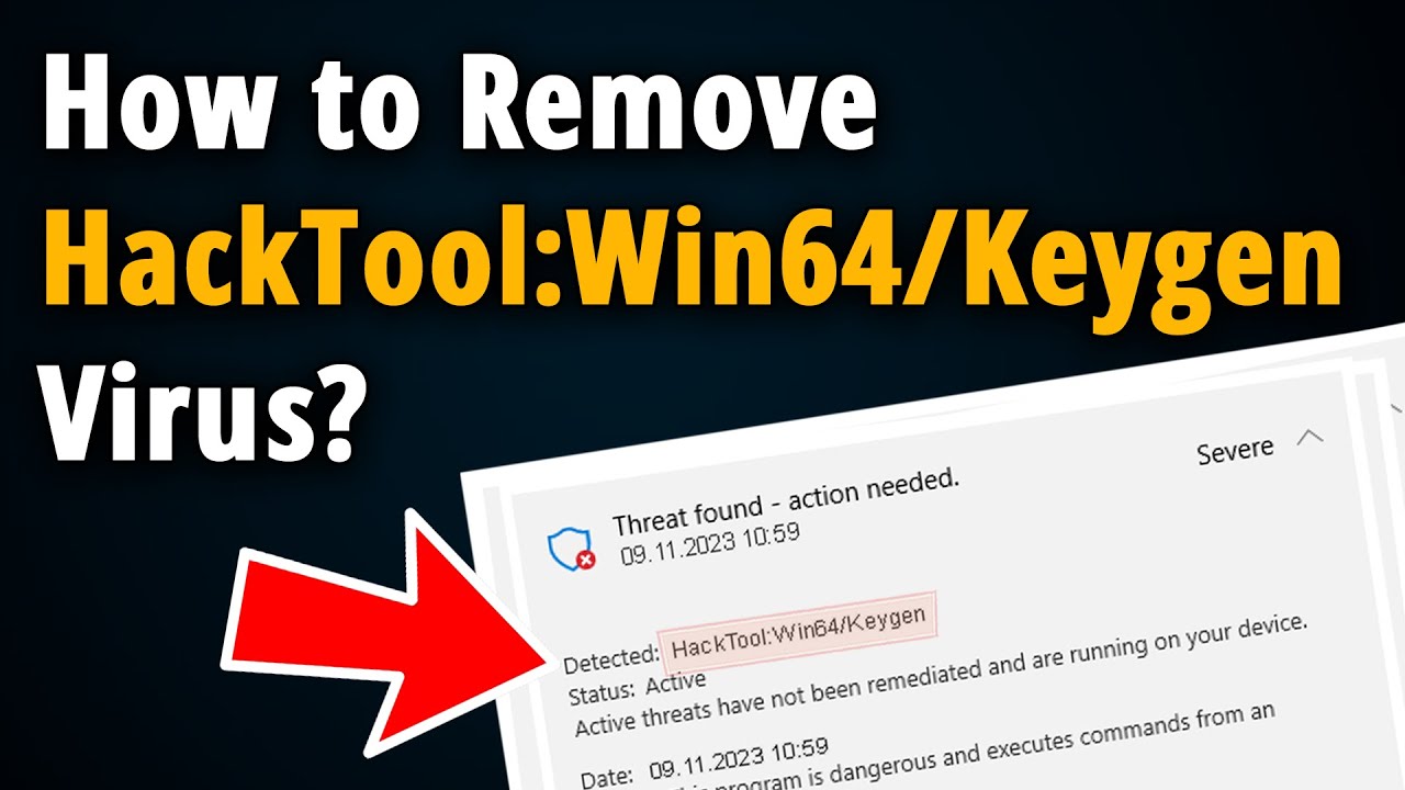 How to Remove HackToolWin64/Keygen? [ Easy Tutorial ] YouTube