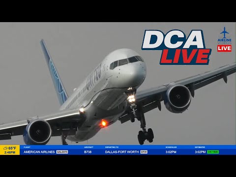 🔴LIVE DCA PLANE SPOTTING at Ronald Reagan Washington National Airport (November 9th, 2025)
