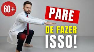 Se você tem mais de 60 anos, NÃO agache assim (erro perigoso)