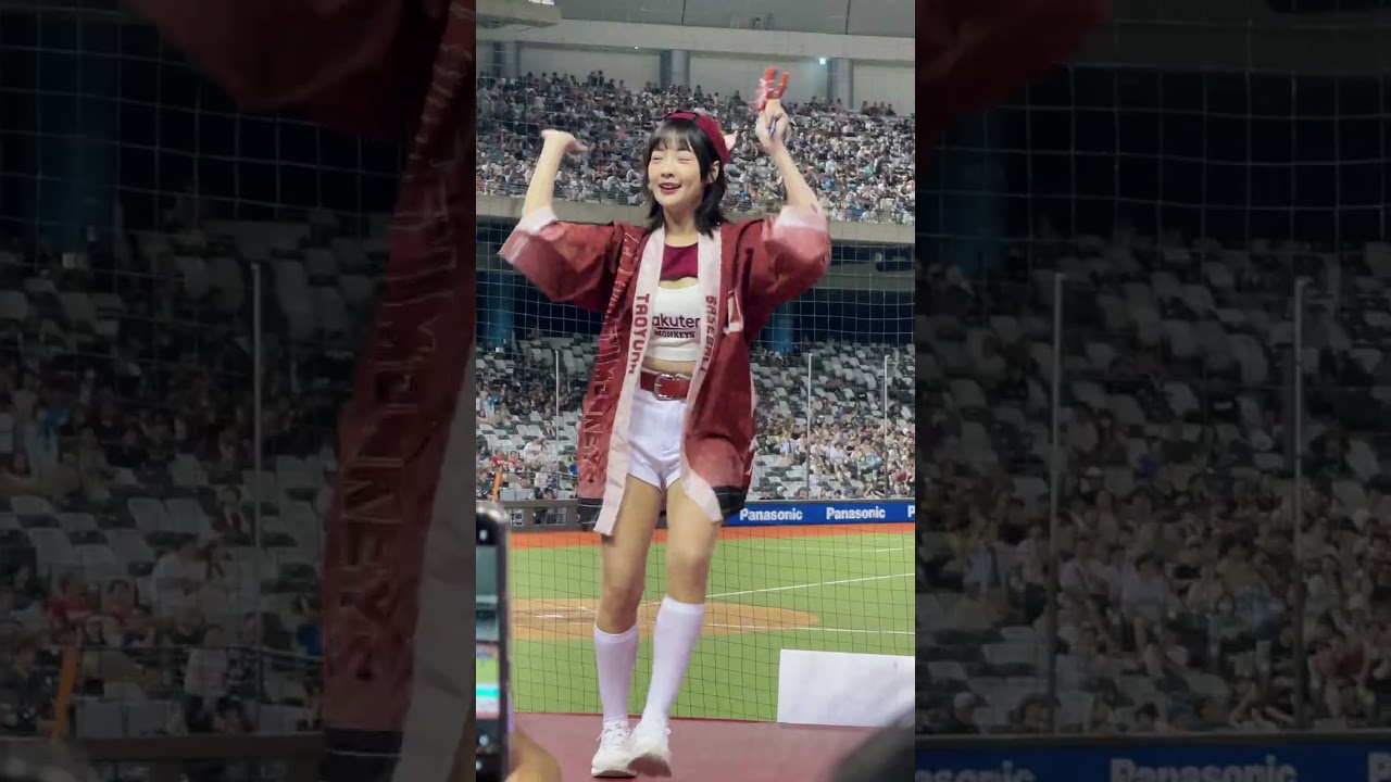 🗓️2025.08.10 📷籃籃Cam ⚾️5局上 🎶球員應援 🎡響樂趴Day2 #籃籃⁵¹ #樂天女孩 #RakutenGirls 