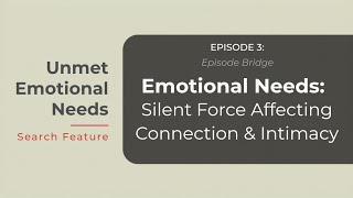 Unmet Emotional Needs in Relationships | Why Love Feels Empty & How to Restore Intimacy(2)