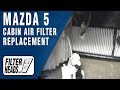 How to Replace Cabin Air Filter Mazda5