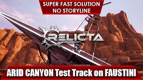 ARID CANYON Test Track on FAUSTINI Relicta Guide Fast and Straight