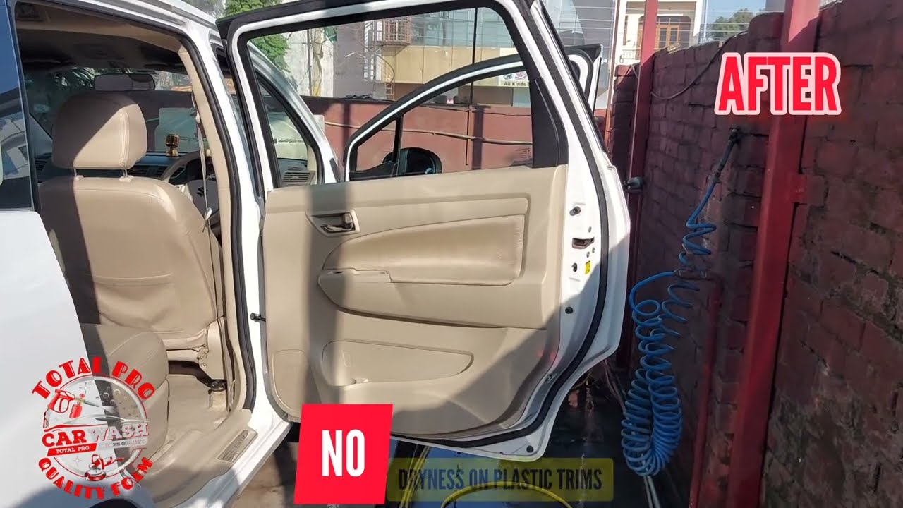 UPHOLSTERY & PLASTIC SAFE DRY CLEANING RESULTS @totalprofoamcarwash