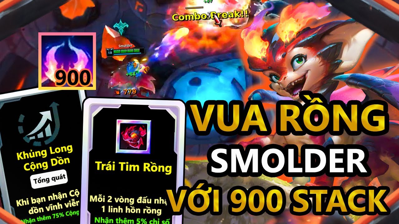 SMOLDER KHỦNG LONG CỘNG DỒN 900 STACK TẠI 9K ĐIỂM VÕ ĐÀI | ARENA | PLAYLOL2K (CLIPSTREAM)