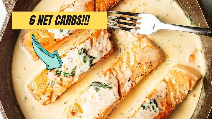 Keto Creamy Lemon Garlic Salmon