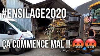 ENSILAGE MAÏS 2020 COMMENCE MAL !! 🤬