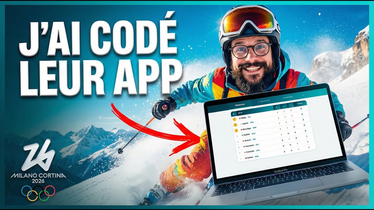 J'ai créé une app pour les JO 2026 plus vite que le CIO (Merci Claude Code !)