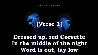 Video thumbnail of "Majid Jordan King City Lyrics"