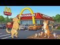 WHISKERS AND SUNNY MCDONALDS LTX 2 3 MULTIFRAME #LTX2.3 # MULTIFRAME #funny #cartoons