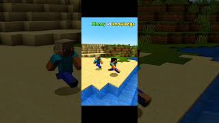 Minecraft Money vs Knowledge Moment #minecraft #shorts